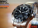 ミリタリーウォッチ MWC時計 腕時計 自動巻 セリタ SW200-1 26石 サファイア風防 セラミックベゼル1000m防水 ディープダイバー 特別限定 swiss made ヘリウムバルブ ステンブレス PREMIUM LINE