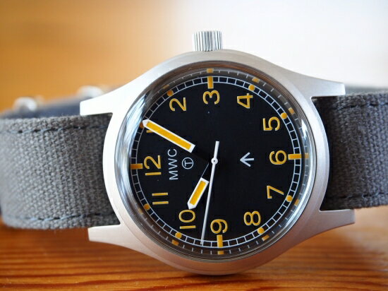 【即納】メンズ腕時計 ブランド ミリタリー ウォッチ ミリタリーウォッチ MWC時計 軍用時計 ミリタリー ウォッチ W10 英国 陸軍 1940年代 〜 60年代 モデル SEIKO セイコー 自動巻 NH35A ハック、スリップ機能 イギリス ロイヤルアーミー トリチウム灼け 男性用腕時計