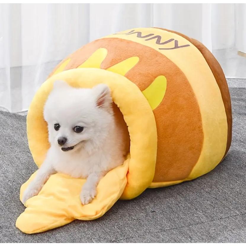 犬ハウス 猫ハウス ハウス ドーム型 冬 ふわふわ 猫 犬 寒さ対策 保温 防寒 ペットベッド 滑り止め 小型犬 キャットハウス