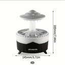 【楽天スーパーSALE】UFOテーマのスマート加湿器 - 大容量、保湿&静音、リモコン、芳香療法機能、水不足保護、300ml/h加湿、110-130V、ベッドル...