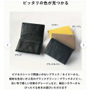タバラット TAV019BK メンズビジネスカードホルダー、レザーソムリエールの監視下で、長期使用ボックス付き、牛革、容量大、ユニセックス、50枚、ブラック