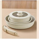 ガスコンロ対応たまご焼き鍋セット 6点セット 取り外し可能なハンドル付き 大理石コーティング ノンスティック お手入れ簡単 オーブン対応