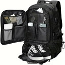 shrradoo マウンテニアリングバッグバックパック 23.6 ガル 65 L 大容量 43.18 cm PC バスインバックパック軽量通勤災害防止旅行釣りハイキングキャンプ(4)