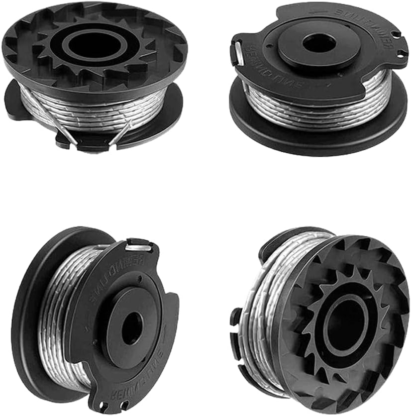 ボッシュ草刈機対応 ナイロンコード付スプール 4個セット 高耐久性 自動フィード機能 セミオートスプール 草刈り機交換部品