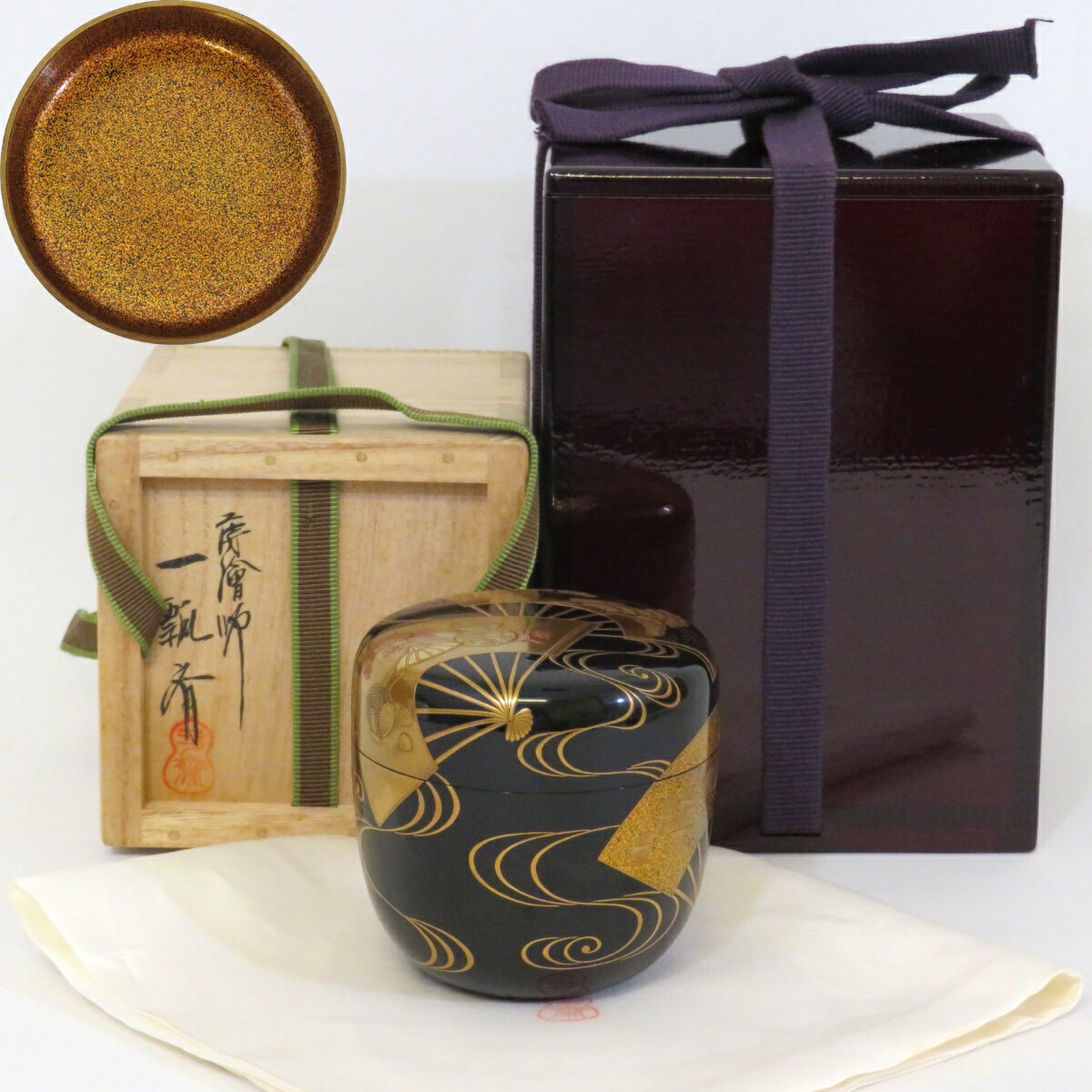楽天市場】茶道具 棗 蒔絵 斎の通販 楽天市場】茶道具 棗 蒔絵 斎の通販