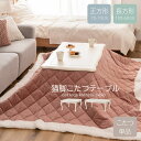 猫脚こたつテーブル こたつ こたつ本体 単品 70×70cm 100×60cm 正方形 長方形 テーブル おしゃれ 机 猫 かわいい 白 ホワイト センターテー...