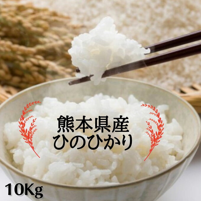 ?熊本県産 ひのひかり／送料無料 令和2年産 10Kg ひのひかり お米 10kg（5Kg×2袋） 熊本県産 精米 産地直送 白米 こめ おこめ コメ ひのひかり ヒノヒカリ 白飯 ブランド米