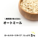ロールドオーツ オートミール 5kg (500g×10袋) オーツ麦100% マルチオートミール 糖質制限 アミノ酸 タンパク質 食物繊維