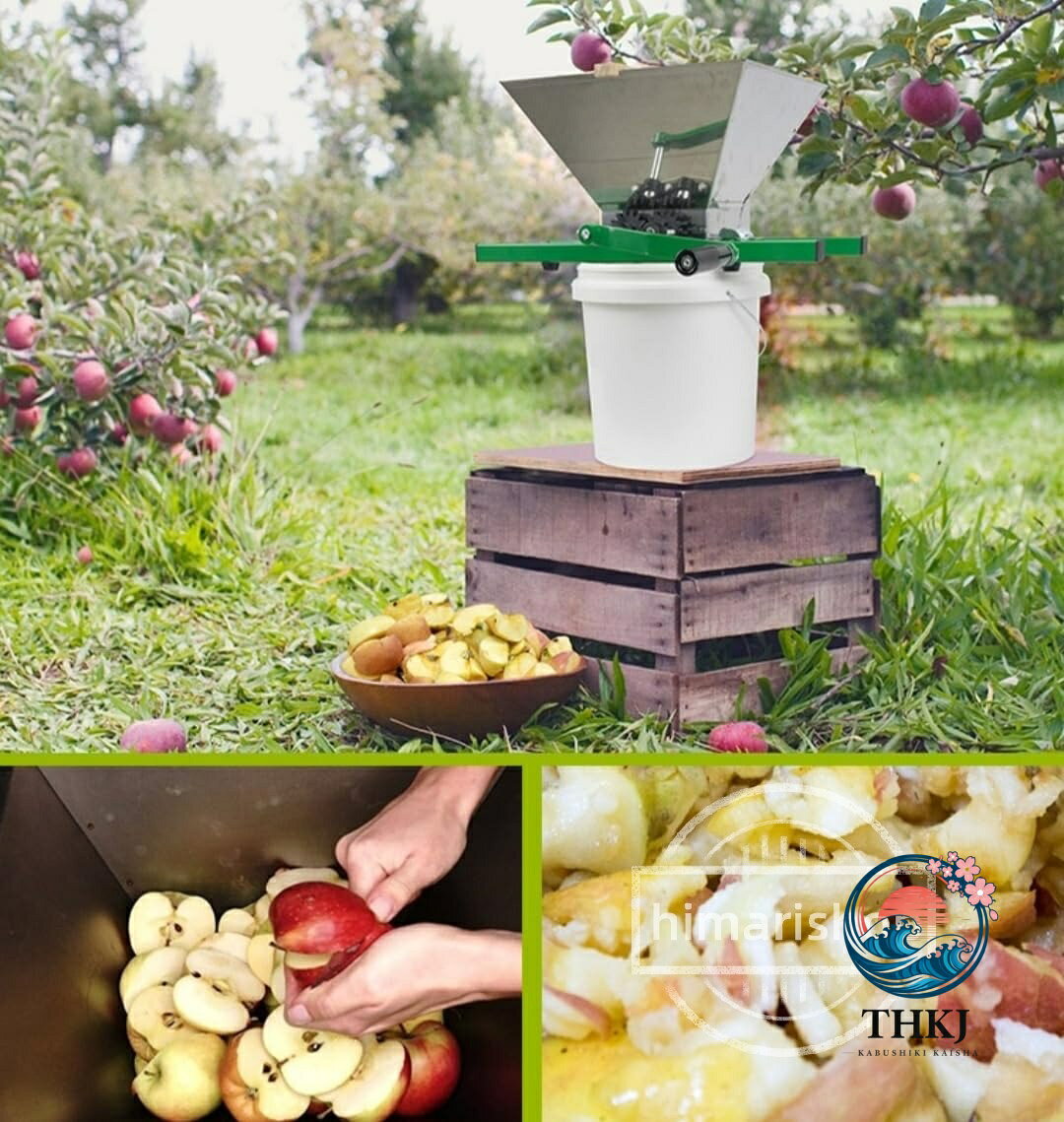 【全品2点で5%OFF】食品粉砕機 手動式 ステンレス製ホッパー 7L 大容量 果物 野菜 ...