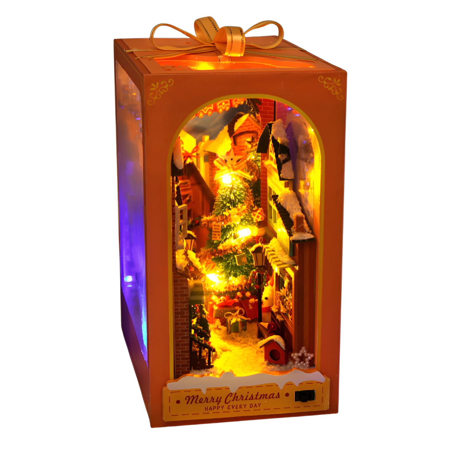 ブックヌック キット ミニチュア キット 木製 DIY 立体パズル 手作りクラフト 初心者向け プレゼント ..