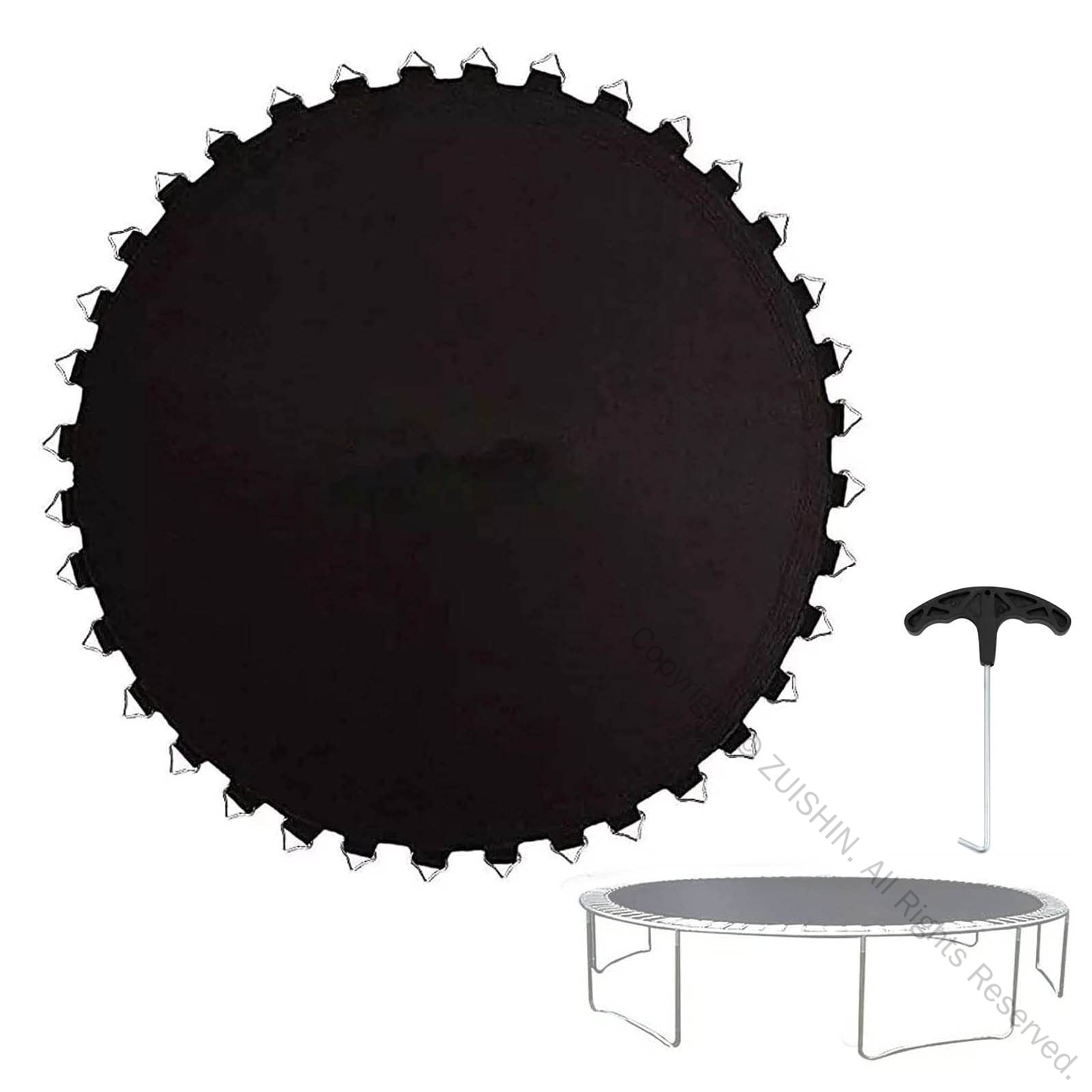 6 8 10 12 13 14 15 16ft トランポリン交換用ジャンピングマット 家庭用 屋外用 丸型 トランポリンパー..