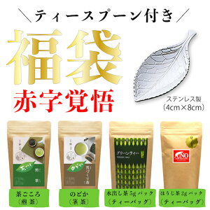 新茶予約 福袋 2024 4点セット ステンレス製ティースプーン付き 送料無料 八女茶 煎茶 ティーバッグ ほうじ茶 飲み比べ お試し 緑茶 日本茶 詰め合せ 茶葉セット メール便 茶葉 国産 ポイント消化 鵜ノ池製茶