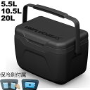 クーラーボックス 保冷剤付き 20L 20リットル 黒 ブラック タン 小型 最強 保冷力 小さい 軽い 軽量 コンパクト 人気 おしゃれ ソロ ピクニック バ...
