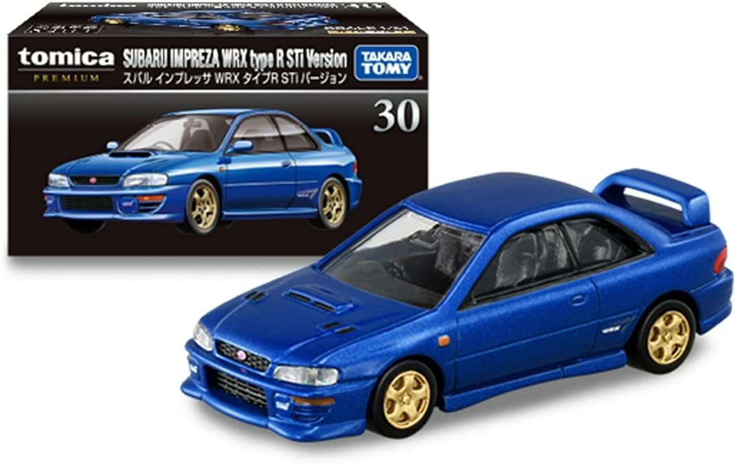 タカラトミー TAKARA TOMY トミカプレミアム 30 スバル インプレッサ WRX タイプR Stiバージョン ギフト おもちゃ 玩具 ブロック スーパーカー スポーツカー ラリーカー 小学生 男の子