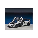 オートアート Auto Art Models McLaren Senna Vision Pure White and Black 1/18 Model Car ...