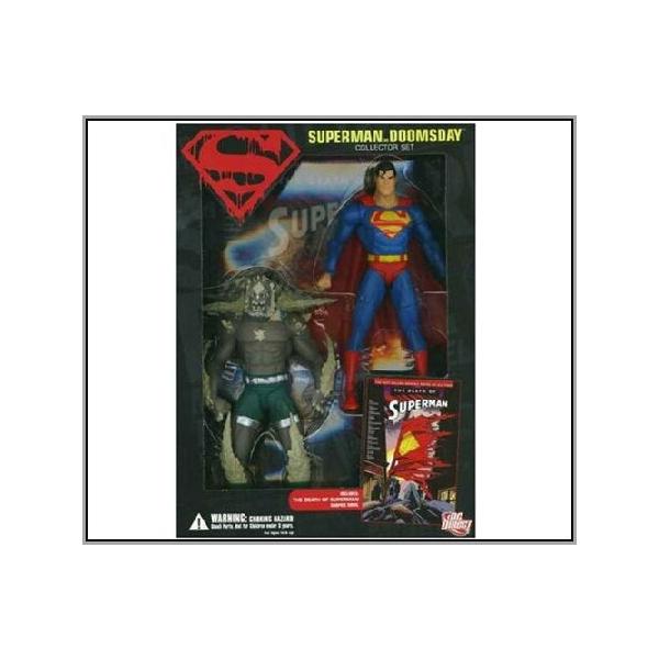 DC Direct Superman VS. Doomsday Action Figure Collector Set 送料無料 1