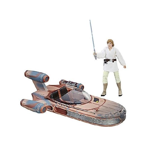 スター ウォーズ Star Wars The Black Series Luke Skywalker Landspeeder ＆ Figure 送料無料