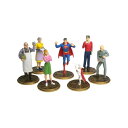 Smallville Superboy Superman Seven Piece PVC Figure Set 送料無料