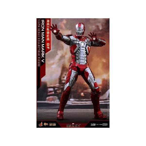 ホットトイズ Hot Toys 1:6 Iron Man Mark V - MMS Diecast, Multicoloured 送料無料