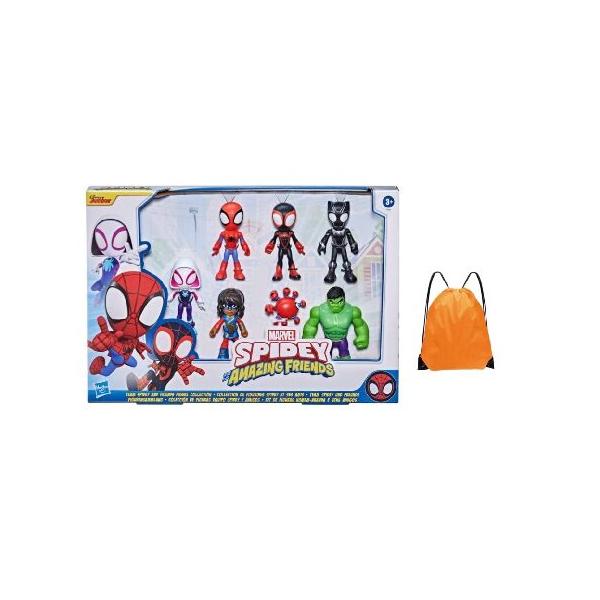 マーベル Marvel Spidey ＆ His Amazing Friends Action Figures Superheroes + Villains (Choose Figure) (Spidey Heroes Pack (7 Figures)) 送料無料