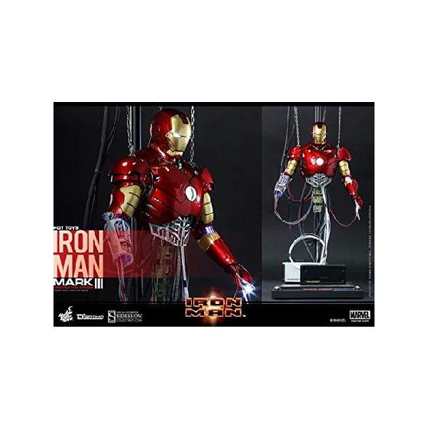 Hot Toys Iron Man 1/6 Action Figure Iron Man Mark III Construction Version 送料無料