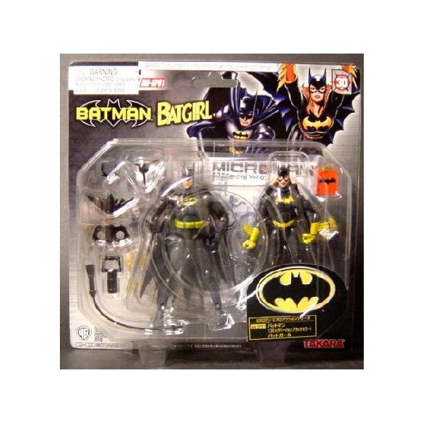 Microman Micro Action Series Batman ＆ Batgirl 4 inch Action Figure 2-Pack 送料無料