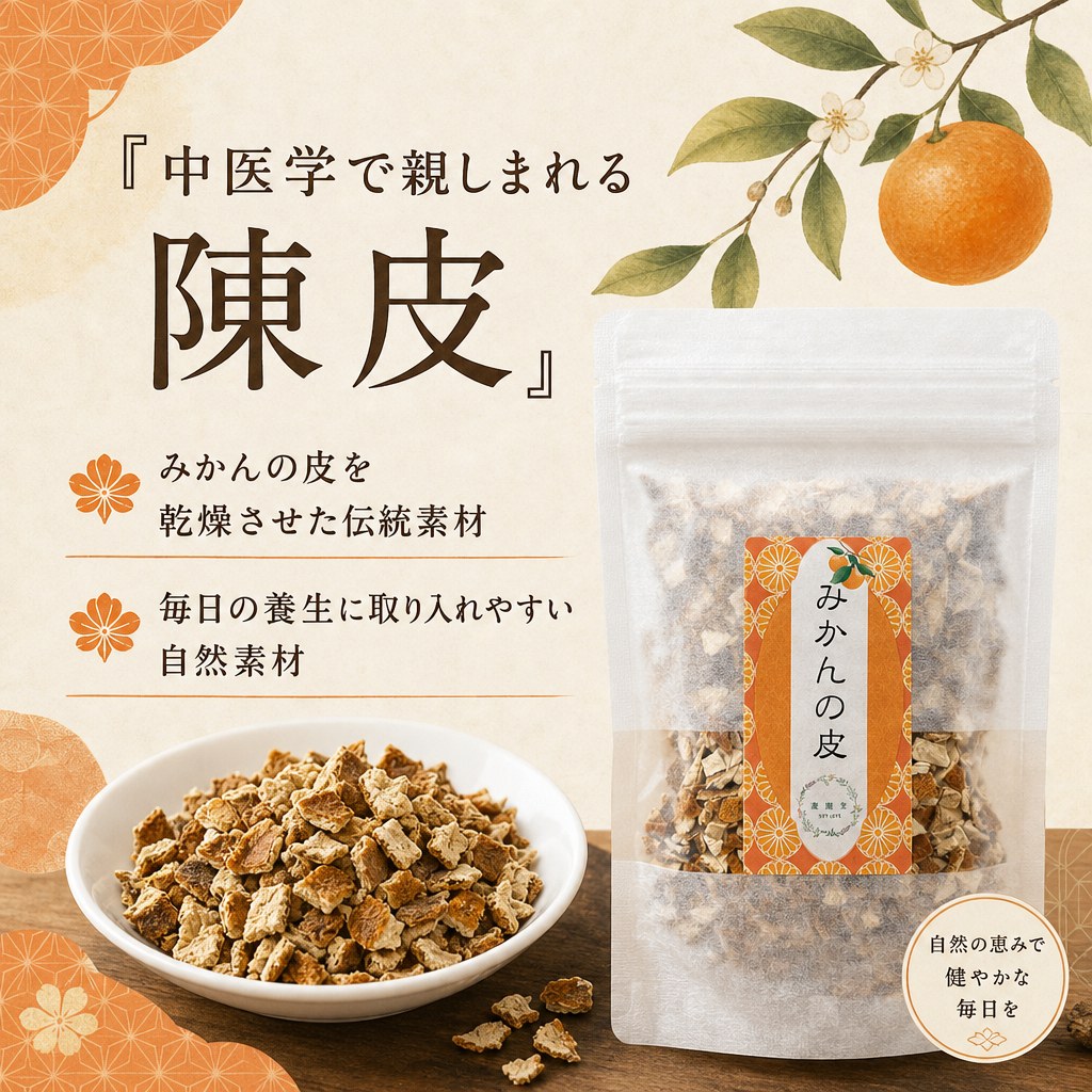 みかんの皮 陳皮 60g 粗刻みタイプ 国産加工 チンピ ちんぴ 干しみかんの皮 お茶 薬膳 料理 入浴 ノンカフェイン 健康茶 【仙台の漢方専門薬局 運龍堂】【まとめ買い】 unryudo-10000019 運龍堂 楽天市場店 サンプル画像2