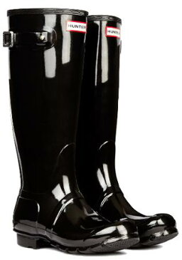 ＜特別価格！＞HUNTER【ハンター】ORIGINAL TALL GLOSS BLACKオリジナルトールグロスブラックレインブーツ ラバーブーツ 長靴