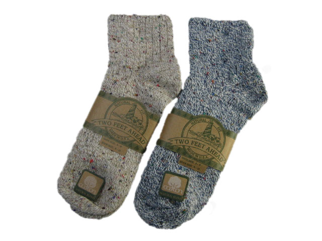 Two Feet Ahead Quarter Socks Denim WomensMade In USAミックスソックス・ウィメンズアメリカ製