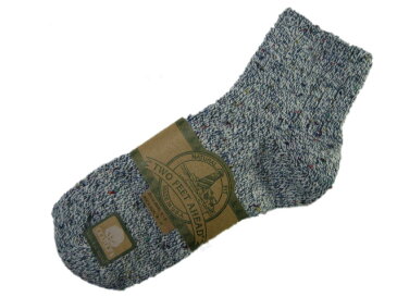 Two Feet Ahead Quarter Socks Denim WomensMade In USAミックスソックス・ウィメンズアメリカ製