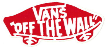 【メール便対応】 デッドストック VANS OFF THE WALL STICKER RED入荷！