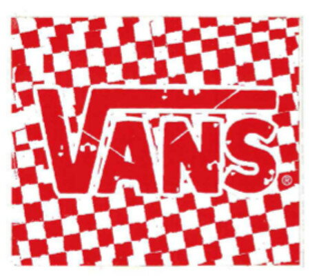 【メール便対応】 VANS RED CHEKER STICKER!