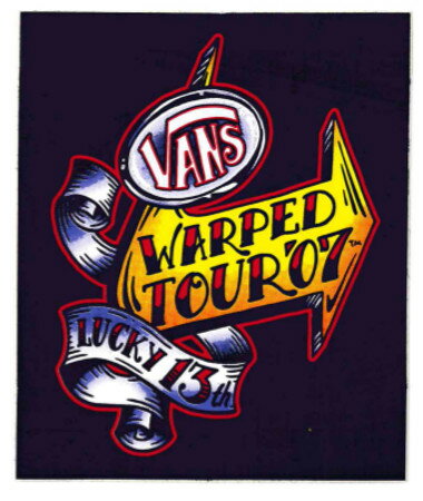 【メール便対応】 VANS WARPED TOUR'07