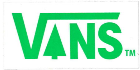 【メール便対応】 VANS GREEN STICKER