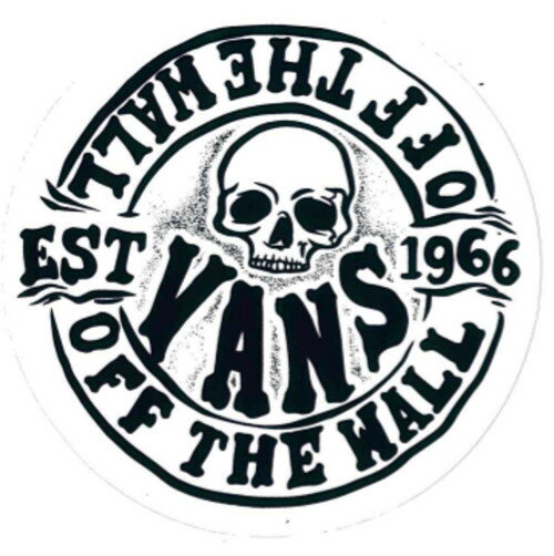 【メール便対応】 VANS SKULL EST1966 STICKER