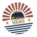 【メール便対応】 '17新作 VANS BEAR STICKER アメリカ企画ステッカー入荷