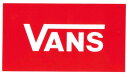 y[֑Ήz VANS RED STICKER AJXebJ[