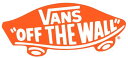 【メール便対応】 '新色 VANS ORANGE OFF THE WALL STICKER 入荷！