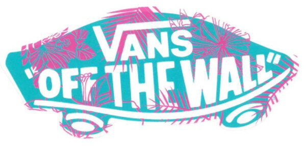 【メール便対応】 新色 VANS GRN/ALOHA PINK OFF THE WALL STICKER 入荷！