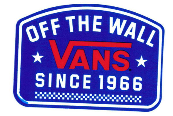 【メール便対応】 新色 VANS OFF THE WALL 1966 STICKER 入荷!