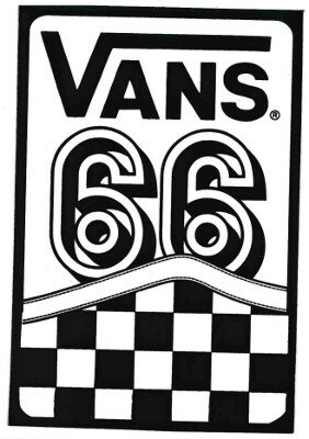 【メール便対応】 VANS 66 CHECK アメリカ企画ステッカー入荷