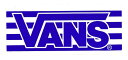 【メール便対応】 VANS BLUE/WHITE BORDER STICKER!