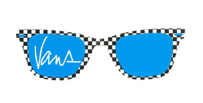 【メール便対応】 VANS SUNGLASS BLK/WHT CHECKER