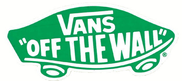 ڥ᡼б  VANS GREEN OFF THE WALL STICKER ١