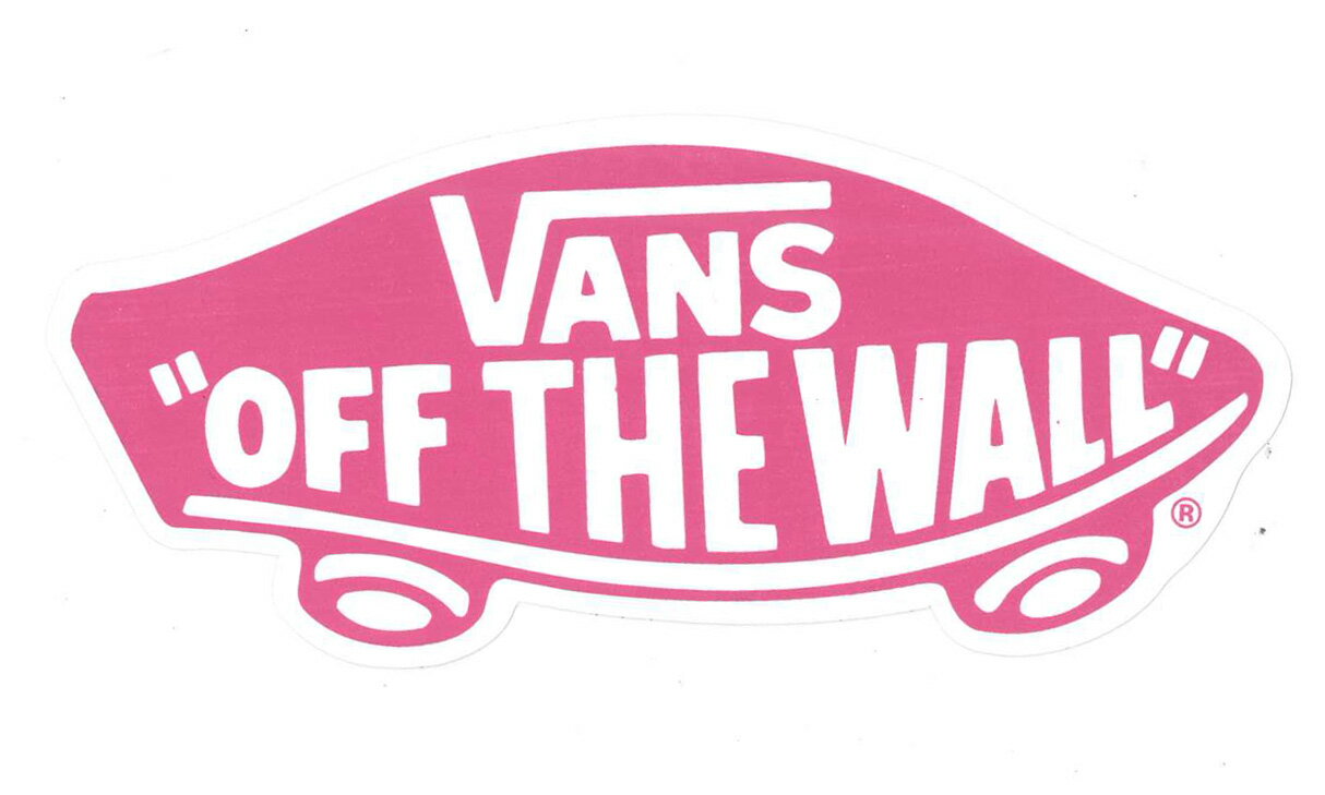 【メール便対応】 新色 VANS PINK OFF THE WALL STICKER 入荷!