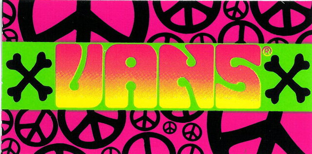 【メール便対応】 VANS PEACE & BONE STICKER!