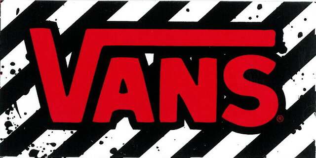 【メール便対応】 VANS RED LOGO STICKER!