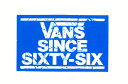 【メール便対応】 新作 VANS SINCE SIXTY