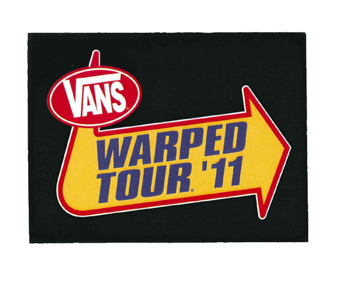 【メール便対応】 VANS WARPED TOUR'11 BLACK