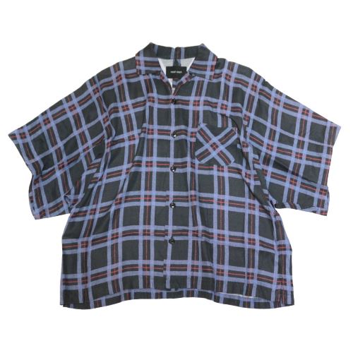 NEONSIGN ネオンサイン 16SS Elliot Baggy Shirt チェックシャツ 【中古】のサムネイル